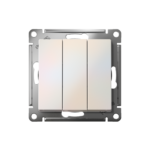 Выключатель 3-кл. СП AtlasDesign 10А IP20 (сх. 1+1+1) 10AX механизм жемчуж. SE ATN000431 — изображение 2