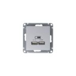 Розетка USB AtlasDesign тип A+A 5В 1х2.1А 2х1.05А механизм жемчуж. SE ATN000433 — изображение 5