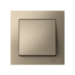 Выключатель 1-кл. СП AtlasDesign 10А IP20 (сх. 1) 10AX в сборе шампань SE ATN000512 — изображение 2