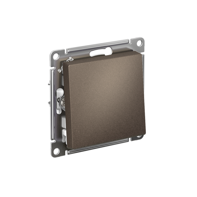ATN000615_2.png Выключатель 1-кл. СП AtlasDesign 10А IP20 (сх. 1) 10AX с самовозвратом механизм мокко SE ATN000615 — изображение 1