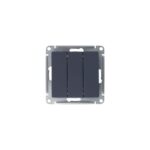 Выключатель 3-кл. СП AtlasDesign 10А IP20 (сх. 1+1+1) 10AX механизм грифель SE ATN000731 — изображение 4