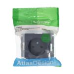 Розетка 1-м СП AtlasDesign 16А IP20 без заземл. без защ. шторок механизм грифель SE ATN000741 — изображение 6