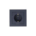 Розетка 1-м СП AtlasDesign 16А IP20 с заземл. механизм грифель SE ATN000743 — изображение 5