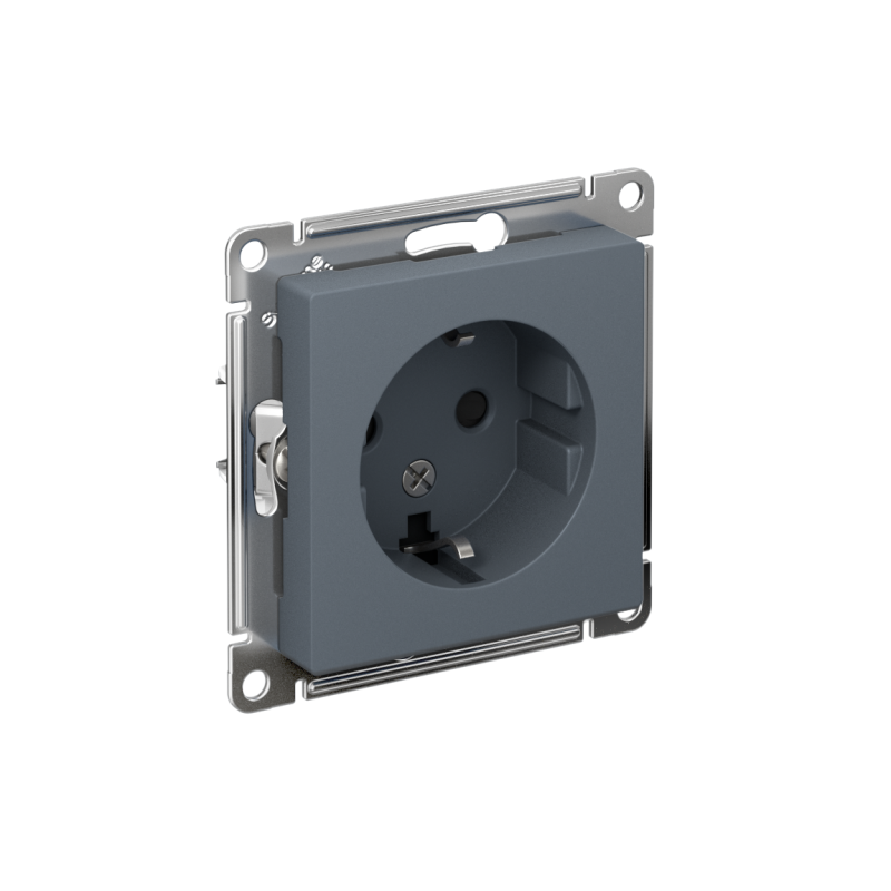 ATN000745_2.png Розетка 1-м СП AtlasDesign 16А IP20 с заземл. защ. шторки механизм грифель SE ATN000745 — изображение 1