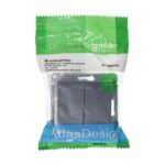 Выключатель 2-кл. СП AtlasDesign 10А IP20 (сх. 5а) 10AX с подсветкой механизм грифель SE ATN000753 — изображение 2