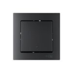 Выключатель 1-кл. AtlasDesign Smart 10А (сх. 1) L+N с подсветкой Zigbee механизм карбон SE ATN001013Z — изображение 2