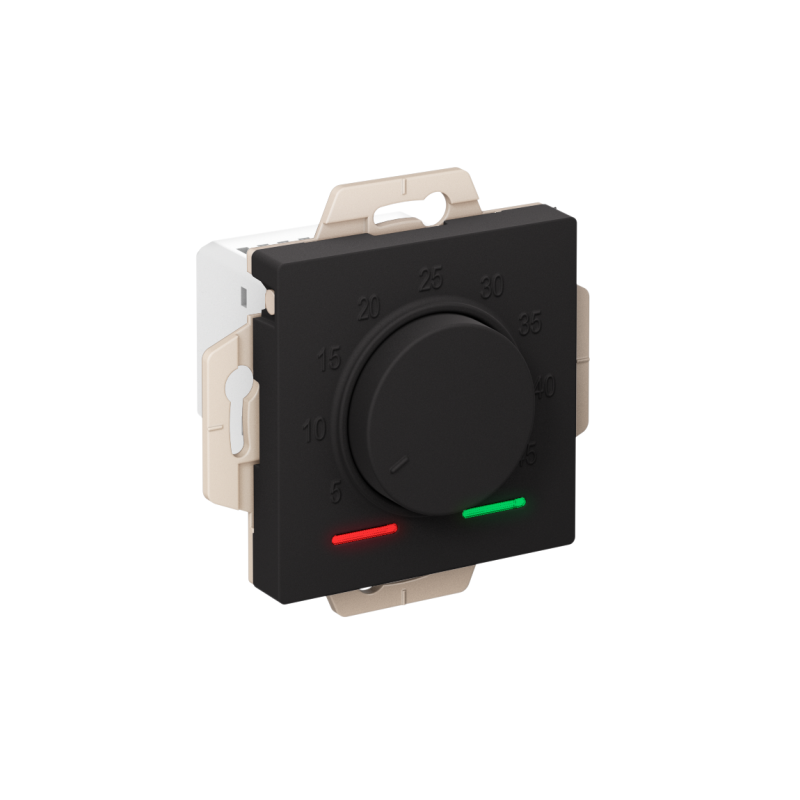 ATN001035_2.png Механизм термостата AtlasDesign 10А электрон. для теплого пола с выносным датчиком +5град.C +45град.C в сборе карбон SchE ATN001035 — изображение 1