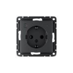 Розетка AtlasDesign Smart 16А L+N с заземл. защ. шторки Zigbee механизм карбон SE ATN001045Z — изображение 6
