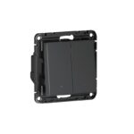 Выключатель 2-кл. AtlasDesign Smart 10А (сх. 5) L+N с подсветкой Zigbee механизм карбон SE ATN001053Z — изображение 7