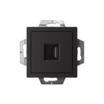 Розетка HDMI AtlasDesign механизм карбон SE ATN001080 — изображение 2