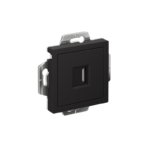 Розетка HDMI AtlasDesign механизм карбон SE ATN001080