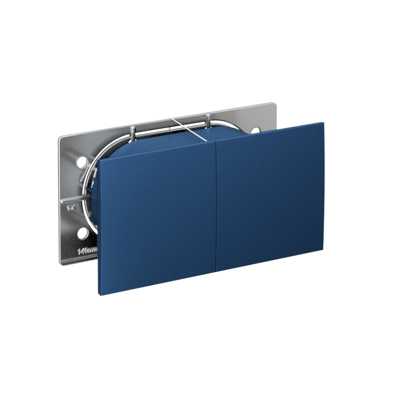 ATN001128_1.png Розетка 2-м. AtlasDesign 16А с заземл. защ. шторки со сдвижн. крышкой в сборе аквамарин SE ATN001128 — изображение 1
