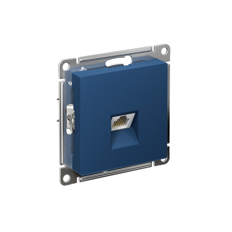 ATN001183_2.png Розетка компьютерная AtlasDesign RJ45 кат.5E механизм аквамарин SE ATN001183 — изображение 1