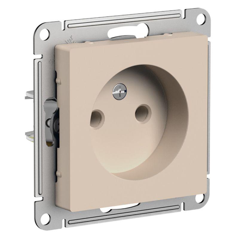 ATN001241_2.jpeg Розетка AtlasDesign 16А без заземл. без шторок механизм песочн. SE ATN001241 — изображение 1