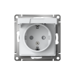 Розетка AtlasDesign 16А IP20 с заземл. защ. шторки с крышкой механизм лотос SE ATN001346 — изображение 2