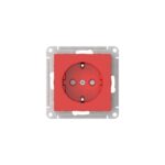 Розетка AtlasDesign 16А с заземл. защ. шторки быстрозажим. клем. механизм красн. SE ATN002045S — изображение 2
