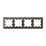Рамка 4-м AtlasDesign Air мокко/дым. черн. SE ATN220604 — изображение 2