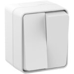 Выключатель 2-кл. ОП AtlasDesign PROFI IP54 10AX бел. SE ATN540151 — изображение 2