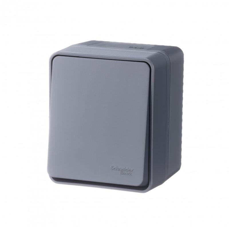 ATN544011_2.jpeg Выключатель 1-кл. ОП AtlasDesign PROFI IP54 10AX антрацит SE ATN544011 — изображение 1