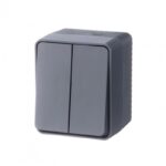 Выключатель 2-кл. ОП AtlasDesign PROFI IP54 10AX антрацит SE ATN544051