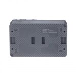 Блок ОП AtlasDesign PROFI IP54 (розетка 1-м 16А заземл. защ. шторки + 2-кл. выключатель 10А) антрацит SE ATN544074 — изображение 4