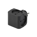 Разветвитель 4-м без заземл. 16А IP20 SP-4-B черн. Эра Б0008207 — изображение 4