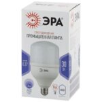 Лампа светодиодная высокомощная STD LED POWER T100-30W-6500-E27 30Вт T100 колокол 6500К холод. бел. E27 2400лм Эра Б0027004 — изображение 2