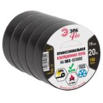Изолента ПВХ 19ммх20м PRO150BLACK 150мкр проф. черн. ЭРА Б0027917 — изображение 2