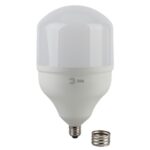 Лампа светодиодная высокомощная STD LED POWER T140-65W-6500-E27/E40 65Вт T140 колокол 6500К холод. бел. E27/E40 (переходник в компл.) Эра Б0027924 — изображение 2