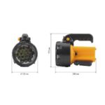 Фонарь-прожектор аккумуляторный Альфа PA-602 19LED литиевый аккум. 3А.ч ЗУ 220В + 12В (инд. упак.) Эра Б0031033 — изображение 3