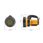 Фонарь-прожектор аккумуляторный Альфа PA-603 36LED литиевый аккум. 3А.ч ЗУ 220В + 12В (инд. упак.) Эра Б0031034 — изображение 10