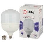 Лампа светодиодная высокомощная STD LED POWER T160-100W-6500-E27/E40 100Вт T160 колокол 6500К нейтр. бел. E27/E40 (переходник в компл.) 8000лм Эра Б0032090