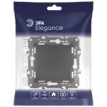 Выключатель 1-кл. СП Elegance 14-1101-05 10А IP20 250В 10AX механизм антрацит Эра Б0034212 — изображение 5