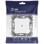 Выключатель 1-кл. СП Elegance 14-1102-01 10А IP20 250В 10AX с подсветкой механизм бел. Эра Б0034215 — изображение 5