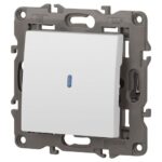 Выключатель 1-кл. СП Elegance 14-1102-01 10А IP20 250В 10AX с подсветкой механизм бел. Эра Б0034215 — изображение 3