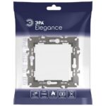 Переключатель 1-кл. СП Elegance 14-1103-01 10А IP20 250В 10AX механизм бел. Эра Б0034222 — изображение 4
