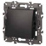 Переключатель 1-кл. СП Elegance 14-1103-05 10А IP20 250В 10AX механизм антрацит Эра Б0034227 — изображение 4