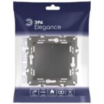 Выключатель 2-кл. СП Elegance 14-1104-05 10А IP20 250В 10AX механизм антрацит Эра Б0034234 — изображение 7