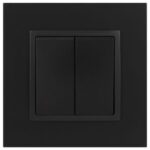 Выключатель 2-кл. СП Elegance 14-1104-05 10А IP20 250В 10AX механизм антрацит Эра Б0034234 — изображение 4