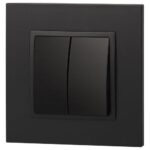 Выключатель 2-кл. СП Elegance 14-1104-05 10А IP20 250В 10AX механизм антрацит Эра Б0034234 — изображение 6