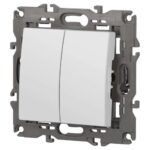 Переключатель 2-кл. СП Elegance 14-1106-01 10А IP20 250В 10AX механизм бел. Эра Б0034243 — изображение 4