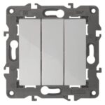 Выключатель 3-кл. СП Elegance 14-1107-01 10А IP20 250В 10AX механизм бел. Эра Б0034249 — изображение 2