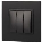 Выключатель 3-кл. СП Elegance 14-1107-05 10А IP20 250В 10AX механизм антрацит Эра Б0034254 — изображение 2