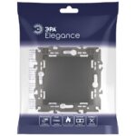 Переключатель перекрестный 1-кл. СП Elegance 14-1108-05 10А IP20 250В 10AX механизм антрацит Эра Б0034261 — изображение 5