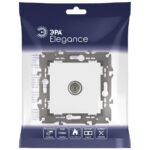 Розетка телевизионная одиночная TV 1мод. Elegance 14-3101-01 IP20 бел. Эра Б0034290 — изображение 5