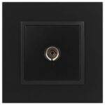 Розетка телевизионная одиночная TV 1мод. Elegance 14-3101-05 IP20 антрацит Эра Б0034294 — изображение 5