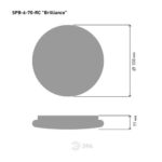 Светильник светодиодный SPB-6-70-RC R Brilliance 70Вт 3000-6500К 5950Лм с ДУ 500х77мм Эра Б0036369 — изображение 2