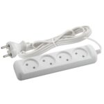 Удлинитель 4х3м без заземл. 6А IP20 UX-4-3m ШВВП 2х0.75 Эра Б0038560
