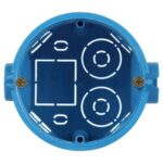 Коробка установочная КУТС 68х45мм для твердых стен саморез. стыковочные узлы IP20 син. Эра Б0039186 — изображение 3