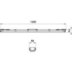 Светильник SPP-101-0-002-120 IP65 под 2 светодиод. лампы T8 G13 LED 2x1200мм Эра Б0043658 — изображение 5